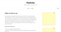 Desktop Screenshot of flash2ai.com